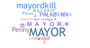 နာမ်မြောက်မည့်အမည် - Mayor