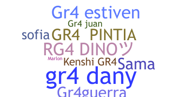 နာမ်မြောက်မည့်အမည် - GR4