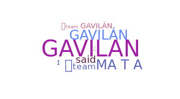 နာမ်မြောက်မည့်အမည် - Gavilan