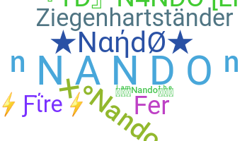 နာမ်မြောက်မည့်အမည် - Nando