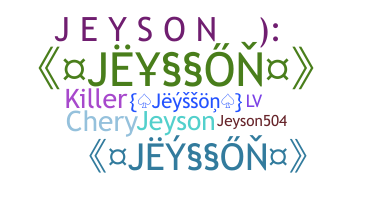 နာမ်မြောက်မည့်အမည် - Jeysson