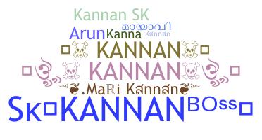 နာမ်မြောက်မည့်အမည် - Kannan