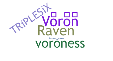 နာမ်မြောက်မည့်အမည် - Voron