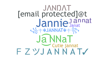 နာမ်မြောက်မည့်အမည် - Jannat