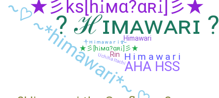 နာမ်မြောက်မည့်အမည် - himawari