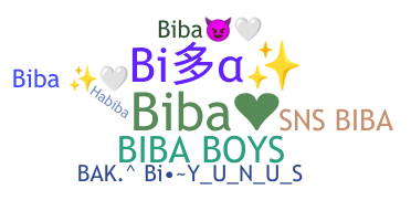 နာမ်မြောက်မည့်အမည် - Biba