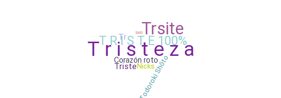 နာမ်မြောက်မည့်အမည် - Tristeza