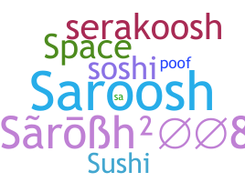 နာမ်မြောက်မည့်အမည် - Sarosh