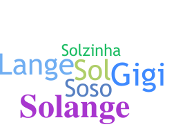 နာမ်မြောက်မည့်အမည် - Solange