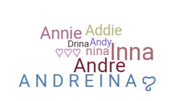 နာမ်မြောက်မည့်အမည် - andreina
