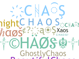နာမ်မြောက်မည့်အမည် - Chaos