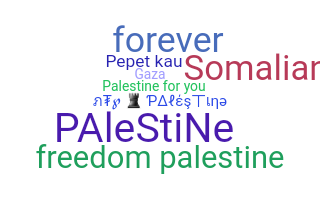 နာမ်မြောက်မည့်အမည် - Palestine