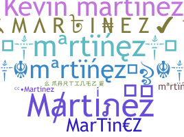 နာမ်မြောက်မည့်အမည် - Martinez
