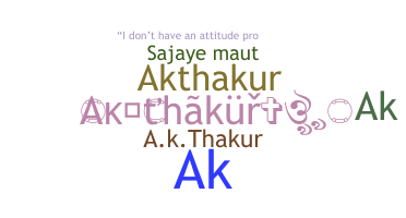 နာမ်မြောက်မည့်အမည် - AkThakur