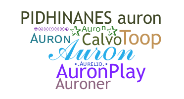 နာမ်မြောက်မည့်အမည် - Auron