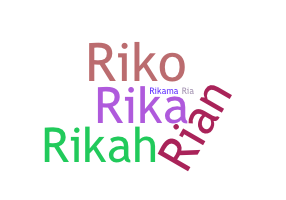 နာမ်မြောက်မည့်အမည် - Rika