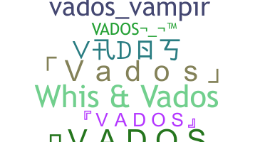 နာမ်မြောက်မည့်အမည် - Vados