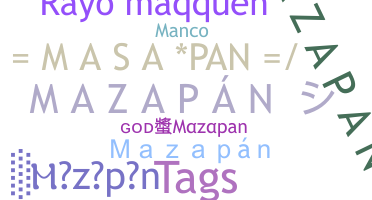 နာမ်မြောက်မည့်အမည် - Mazapan