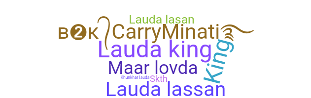 နာမ်မြောက်မည့်အမည် - Lauda