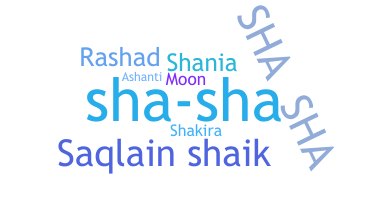 နာမ်မြောက်မည့်အမည် - Shasha