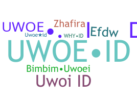 နာမ်မြောက်မည့်အမည် - UWOEID