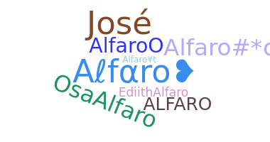 နာမ်မြောက်မည့်အမည် - Alfaro