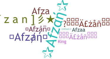 နာမ်မြောက်မည့်အမည် - Afzan