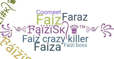 နာမ်မြောက်မည့်အမည် - Faizi