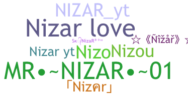 နာမ်မြောက်မည့်အမည် - Nizar