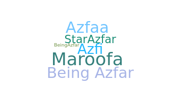 နာမ်မြောက်မည့်အမည် - Azfar