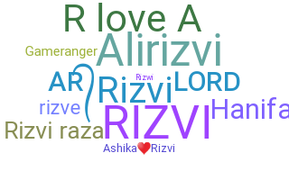 နာမ်မြောက်မည့်အမည် - Rizvi