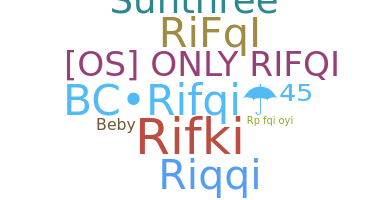 နာမ်မြောက်မည့်အမည် - Rifqi