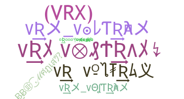 နာမ်မြောက်မည့်အမည် - vrx